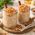 Oster Overnight Oats, mit Karotte & Zimt Oster Overnight Oats mit Karotte und Zimt gesundes Frühstück für Darm und Abnehmen