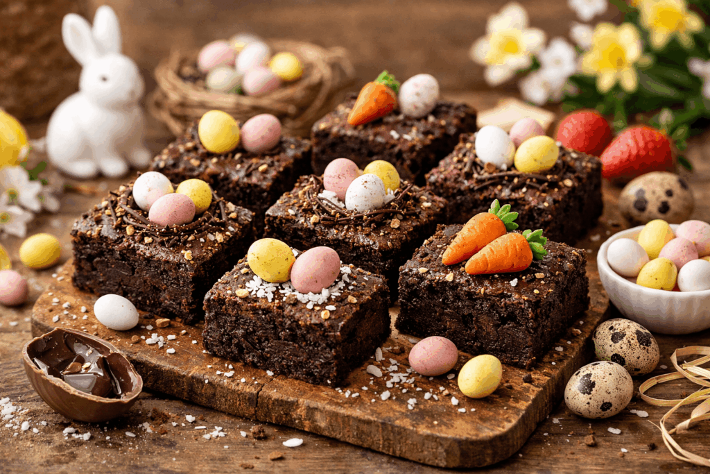 Gesunde Brownies ohne Zucker: Einfaches Oster Rezept ohne Mehl