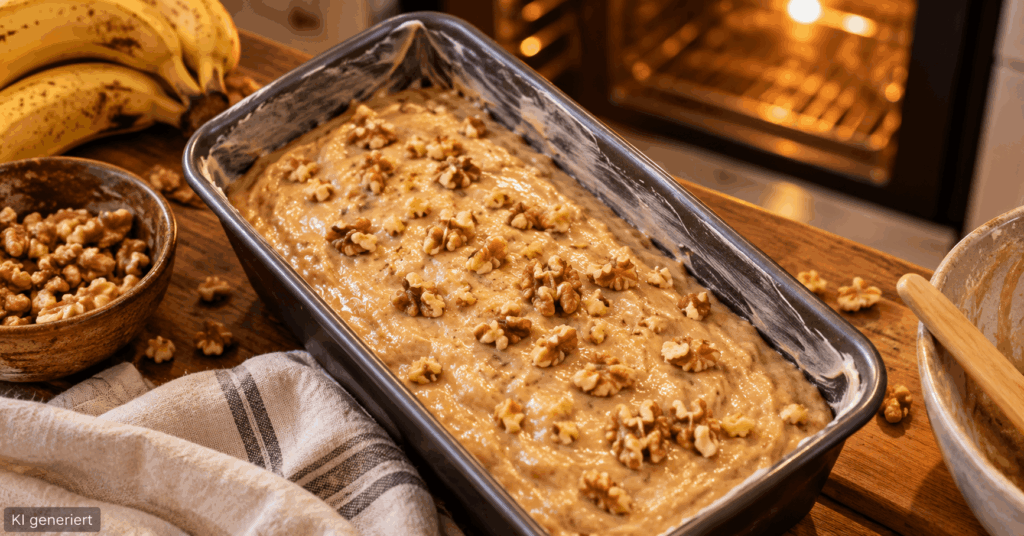 Bananenbrot Rezept, Sauerteig Anstellgut verwerten, Pumpkin Spice Rezept, Bananenbrot saftig, überreife Bananen verwerten, Bananenbrot backen, Sauerteig Reste Rezept, Herbst Backrezept, Bananenbrot vegan, Bananenbrot ohne Hefe