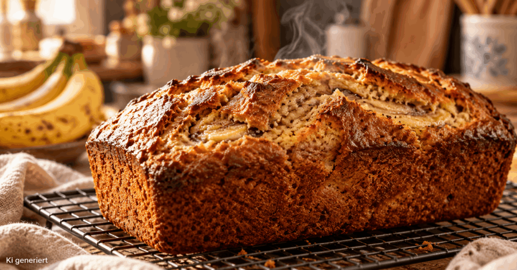 Bananenbrot Rezept, Sauerteig Anstellgut verwerten, Pumpkin Spice Rezept, Bananenbrot saftig, überreife Bananen verwerten, Bananenbrot backen, Sauerteig Reste Rezept, Herbst Backrezept, Bananenbrot vegan, Bananenbrot ohne Hefe